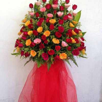 grand opening flower stand delivery in kota kinabalu